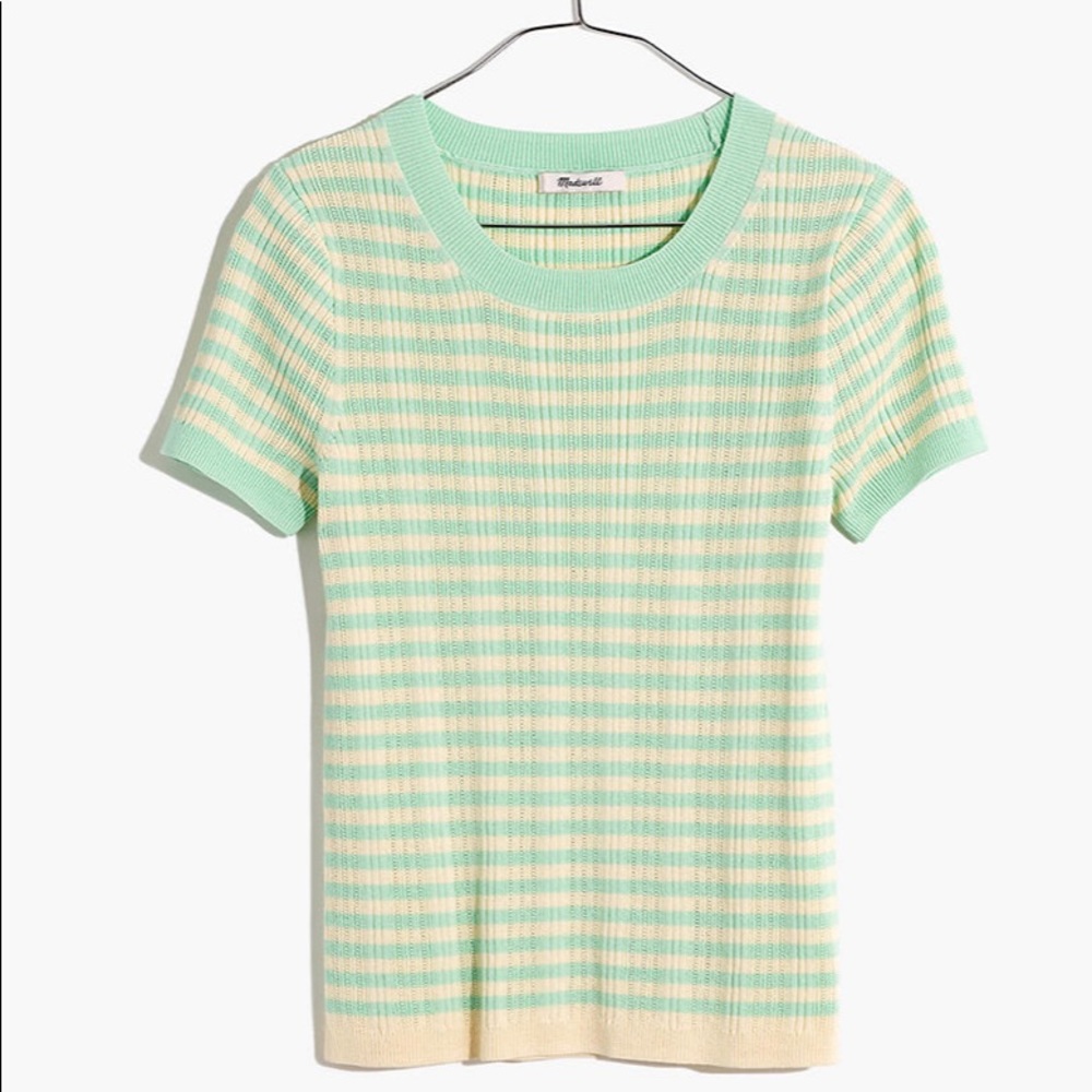 Madewell Ringer Striped Sweater Size Small